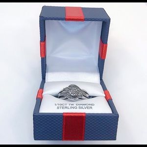 Diamond Sterling Silver Ring